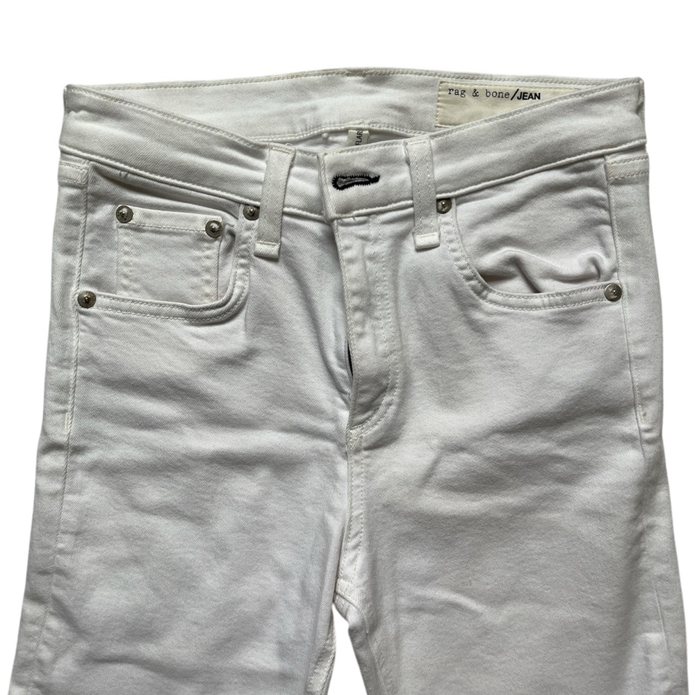 rag & bone White Flare Pants Size 26 - Picture 4 of 15